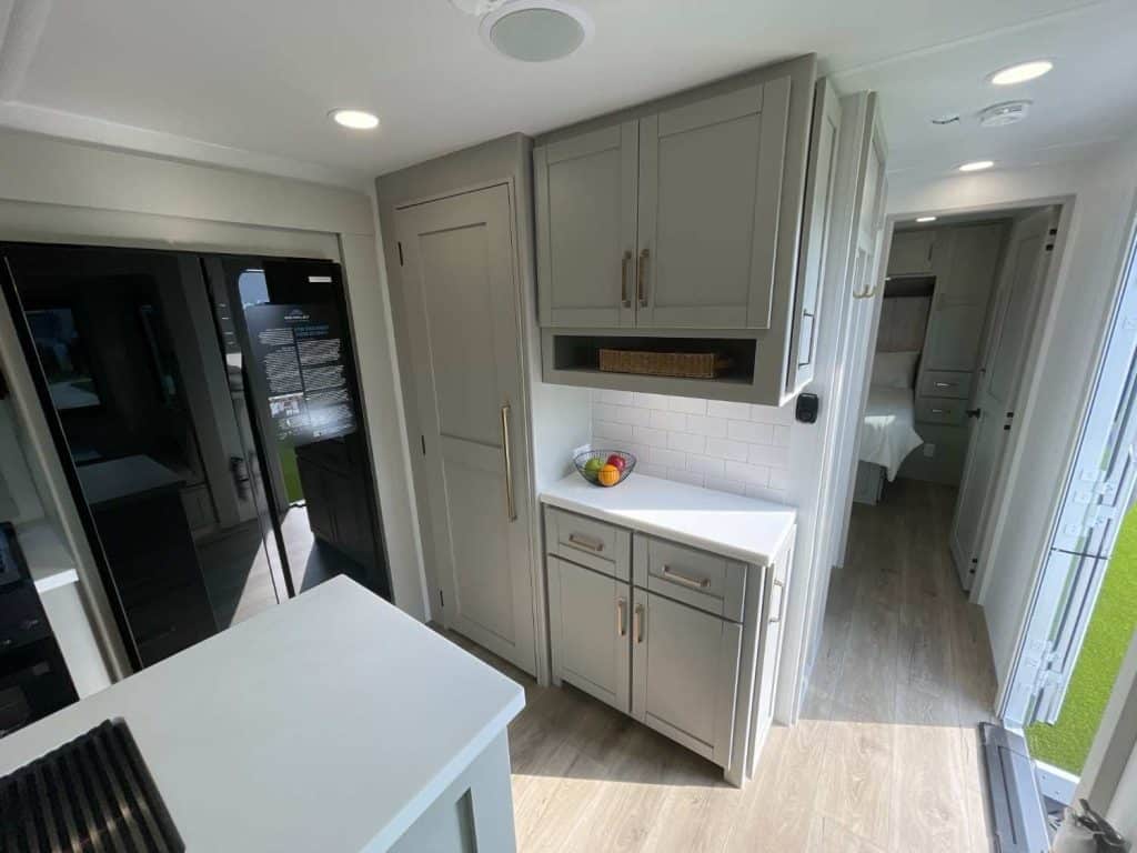 Modern kitchen with light cabinetry