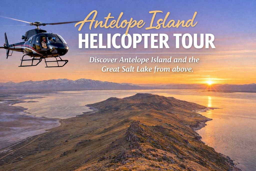 Best Helicopter Tours in Utah 5 Antelope Island Helicopter Tour