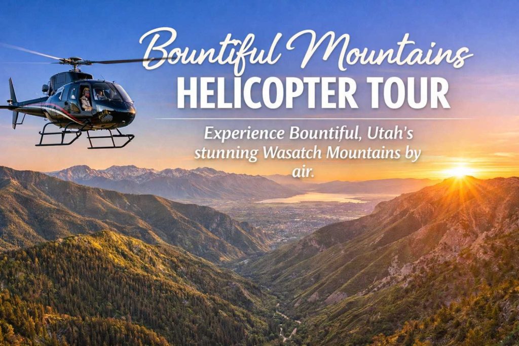 Best Helicopter Tours in Utah 2 Bountiful Mountains Helicopter Tour