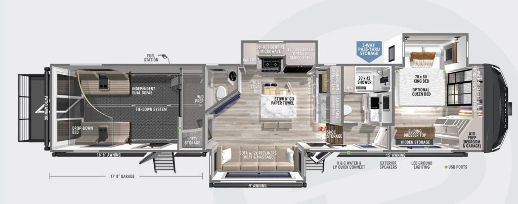 Brinkley Model GX 4000 Floorplan