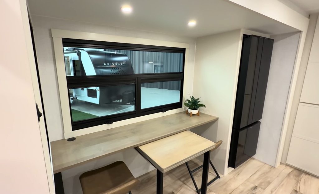 Modern indoor workspace with window