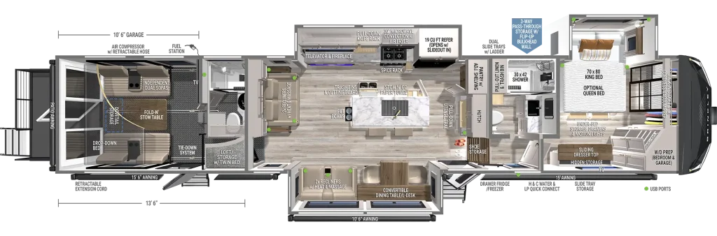 Brinkley Model G 4170 Layout