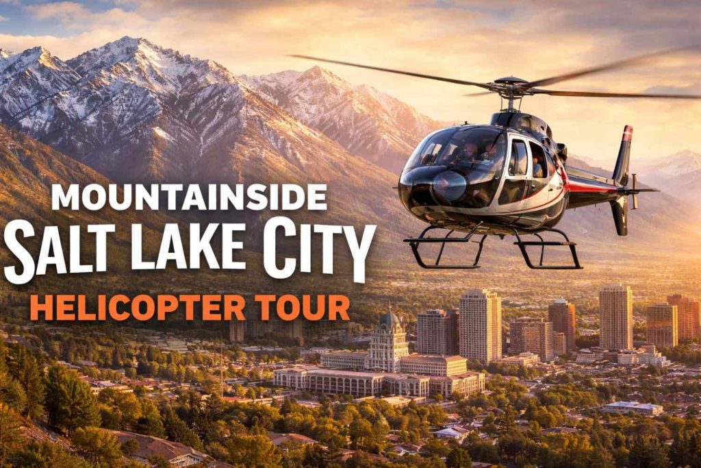 Best Helicopter Tours in Utah 4 Mountainside Salt Lake City Helicopter Tour