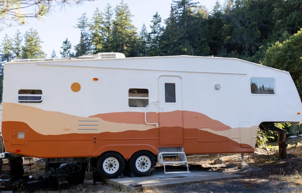 Painted RV Exterior