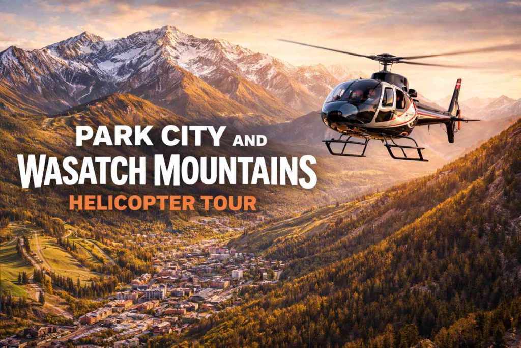Best Helicopter Tours in Utah 8 Park City and Wasatch Mountains Helicopter Tour