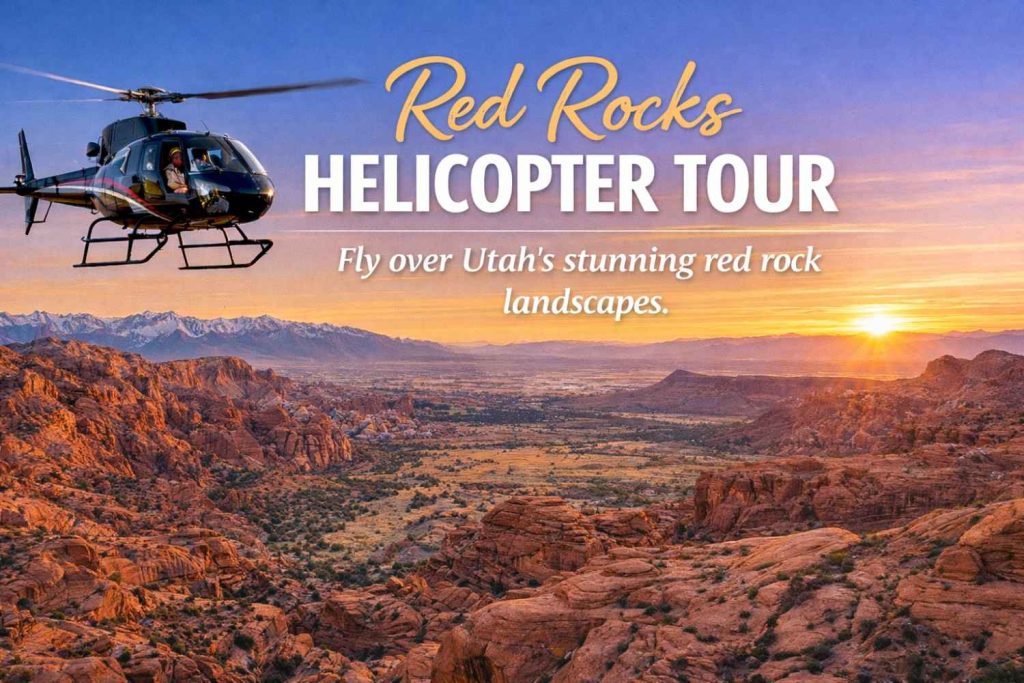 Best Helicopter Tours in Utah 7 Red Rocks Helicopter Tour