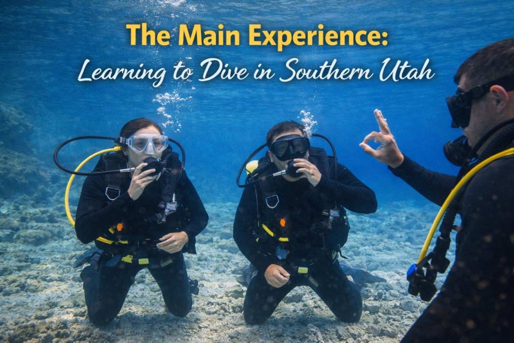 Learning to Dive in Southern Utah