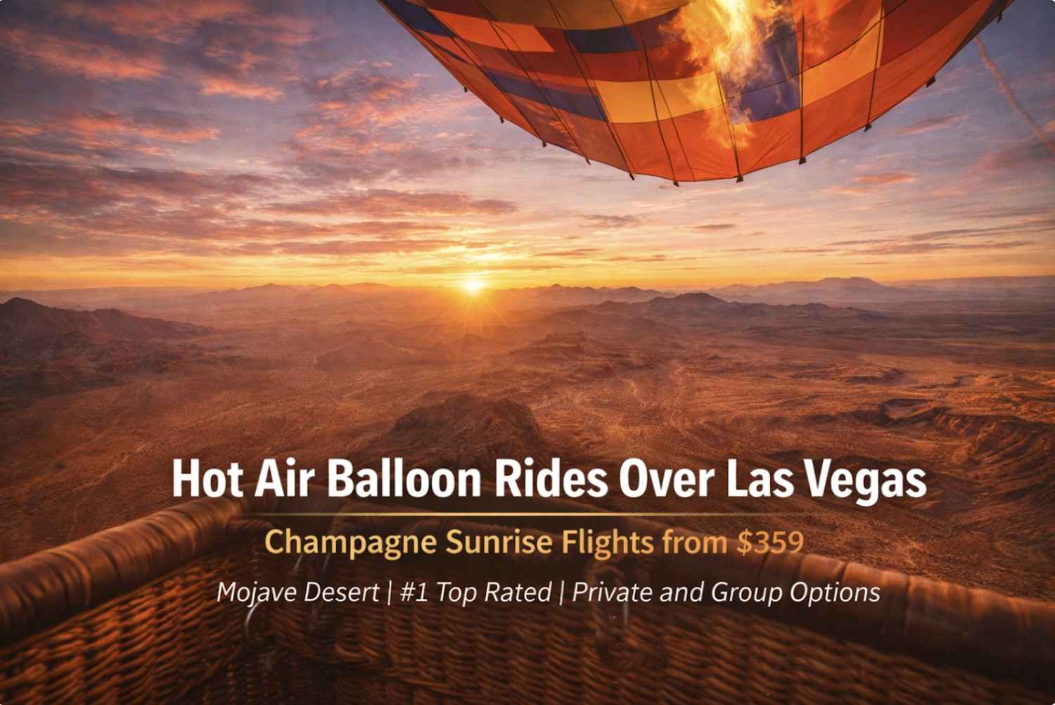 Hot Air Balloon Ride Over Las Vegas