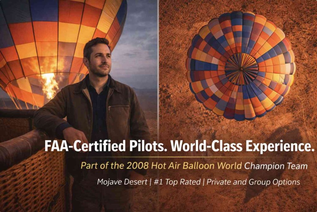 Hot Air Balloon Ride Over Las Vegas 2 Hot Air Balloon Ride Pilots