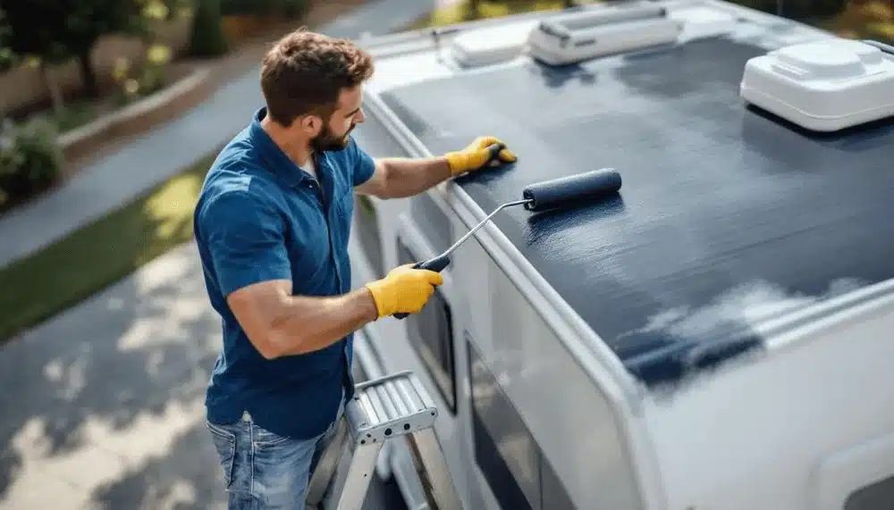 RV coating application