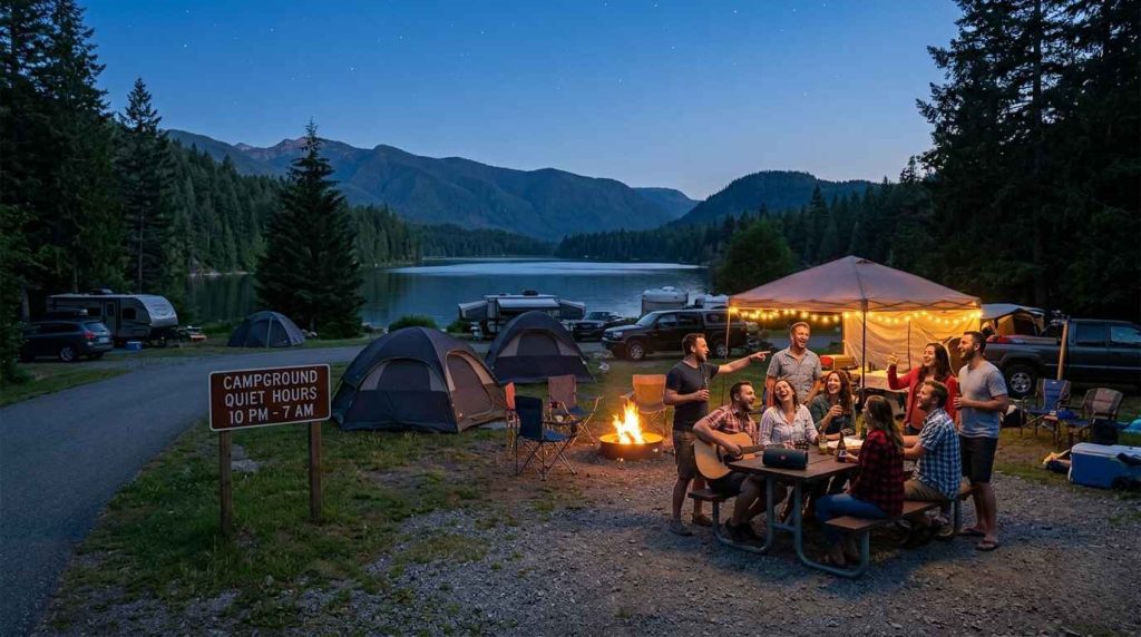 Singing, hanging out and Ignoring quiet hours